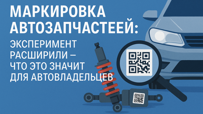🚗 Маркировка автозапчастей: эксперимент расширили — что это значит для автовладельцев