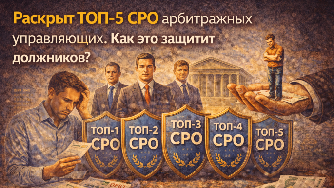 Раскрыт ТОП-5 СРО арбитражных управляющих. Как это защитит должников?