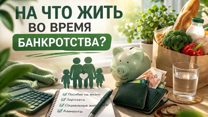 На что жить во время банкротства?