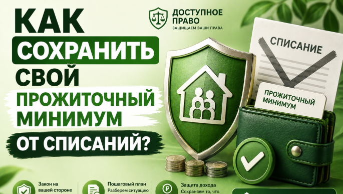 Как сохранить прожиточный минимум от списаний?