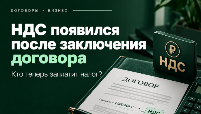 НДС появился уже после заключения договора: кто теперь заплатит налог?