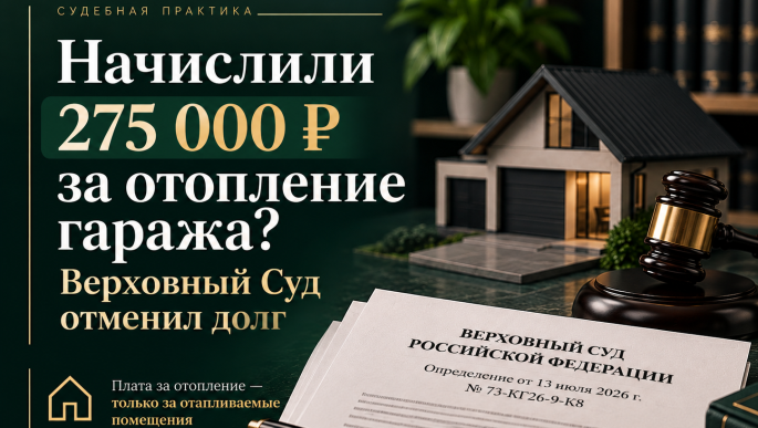 Начислили долг за отопление гаража и подвала: что решил Верховный Суд