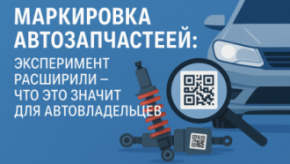 🚗 Маркировка автозапчастей: эксперимент расширили — что это значит для автовладельцев