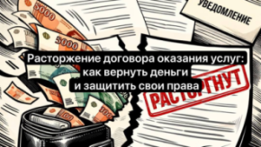 Расторжение договора оказания услуг: как вернуть деньги и защитить свои права