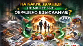 На какие доходы не может быть обращено взыскание?