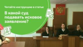 Как выбрать суд для подачи иска: инструкция