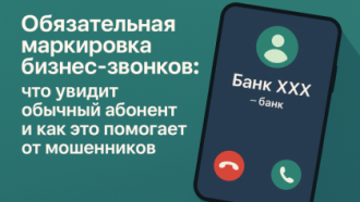 📞 Обязательная маркировка бизнес-звонков: что увидит обычный абонент и как это помогает от мошенников