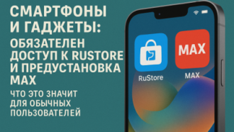 📱 Смартфоны и гаджеты: обязателен доступ к RuStore и предустановка MAX. Что это значит для обычных пользователей