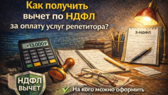 Можно ли получить вычет по НДФЛ за оплату услуг репетитора? ДА!