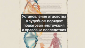 Установление отцовства в судебном порядке: пошаговая инструкция и правовые последствия