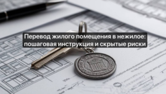 Перевод жилого помещения в нежилое: пошаговая инструкция и скрытые риски
