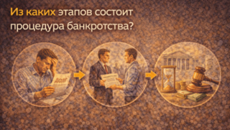 Из каких этапов состоит процедура банкротства?