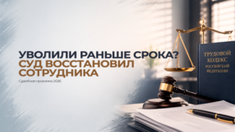 Уволили раньше срока? Суд восстановил сотрудника