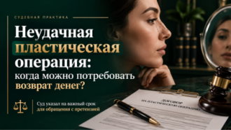Неудачная пластическая операция: можно ли вернуть деньги и взыскать компенсацию с клиники?